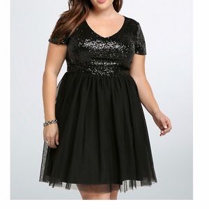 Sequin & Tulle Party Dress
